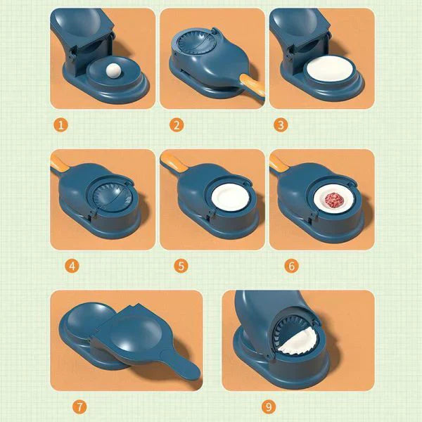 2-in-1 Dumpling Wrapper Tool Food Grade Manual