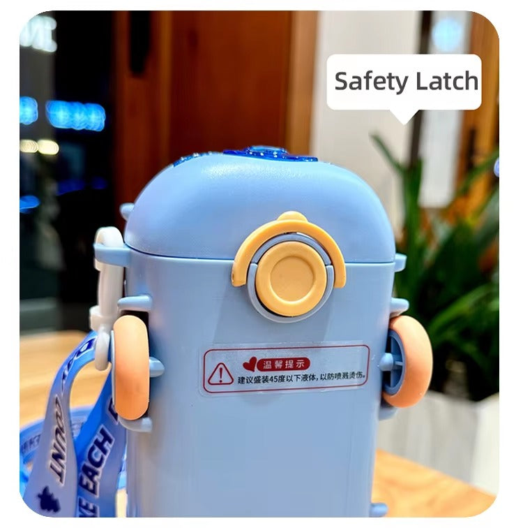 School Bus Design Kids Water Bottle