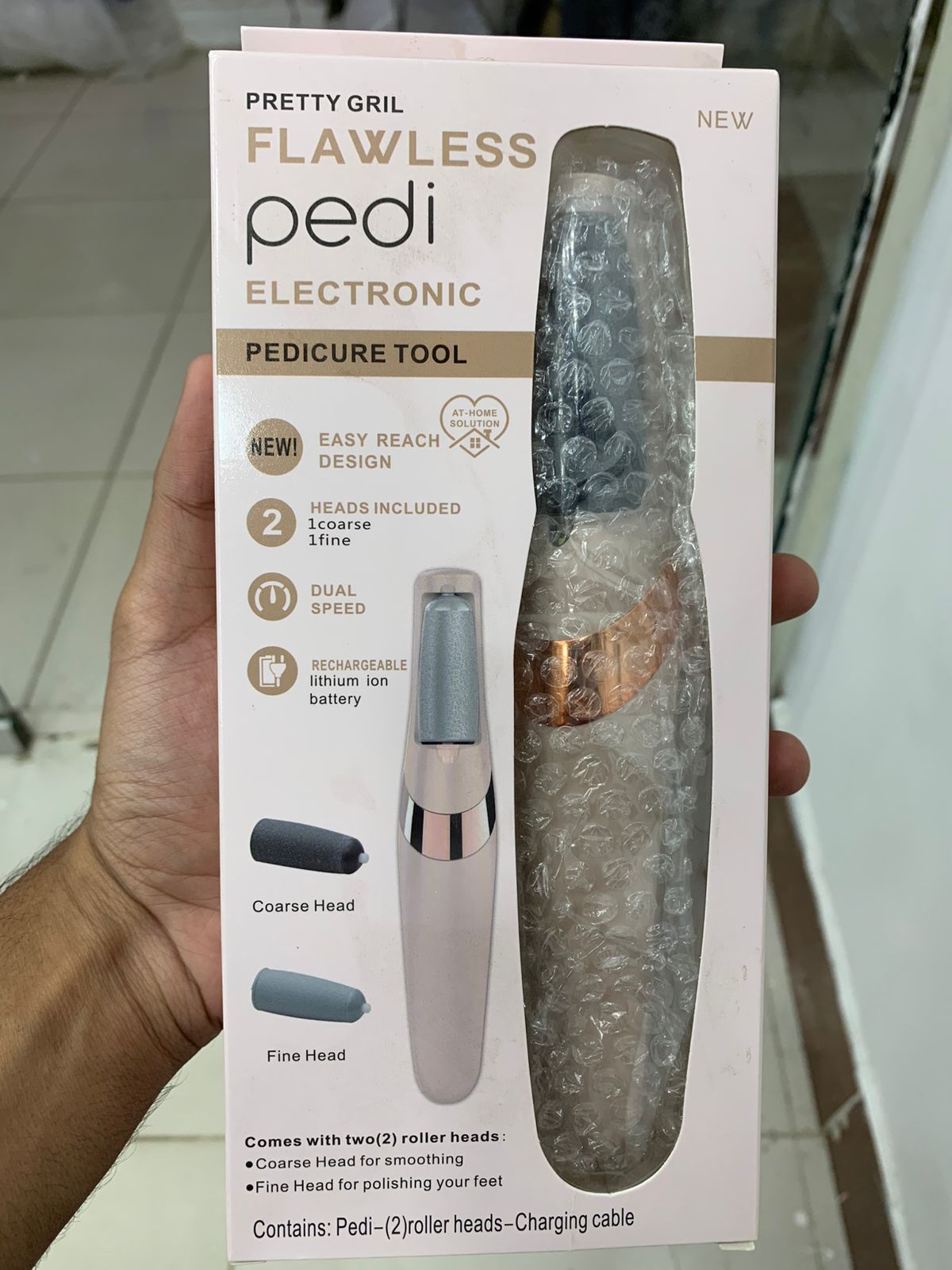 Rechargeable Electric Pedi Foot Filer