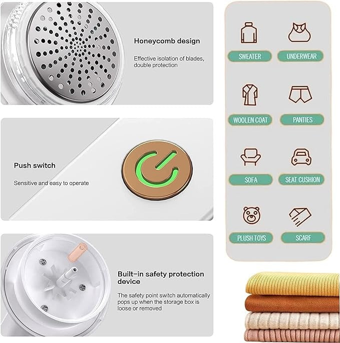 Electric Lint Remover for Clothing